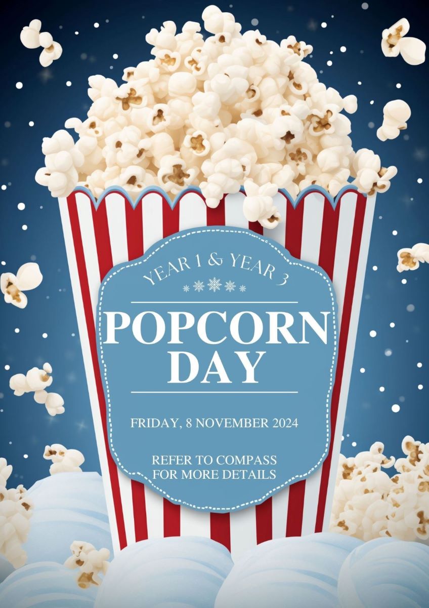 YEAR 1 & YEAR 3 POPCORN DAY