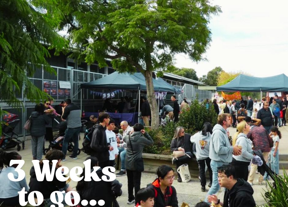 THREE WEEKS TO GO UNTIL THE OSPS FETE