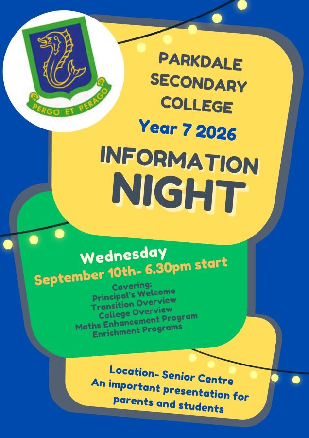 2026 Information Night Flyer