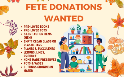 FETE DONATIONS WANTED