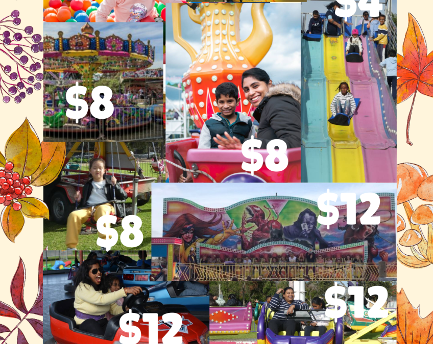 RIDE PRICES ON FETE DAY