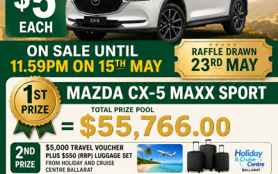 ROTARY RAFFLE TICKET SALES – CLOSES 15th MAY