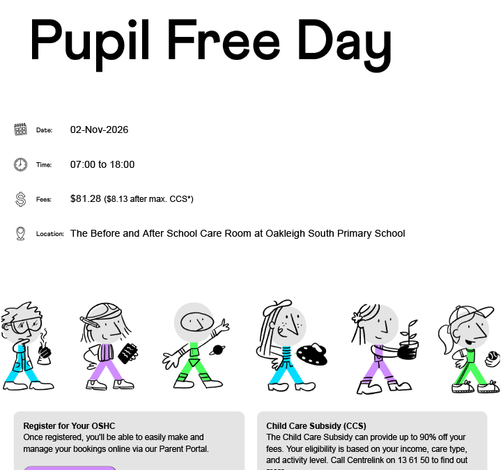 CURRICULUM DAY Monday 2 November